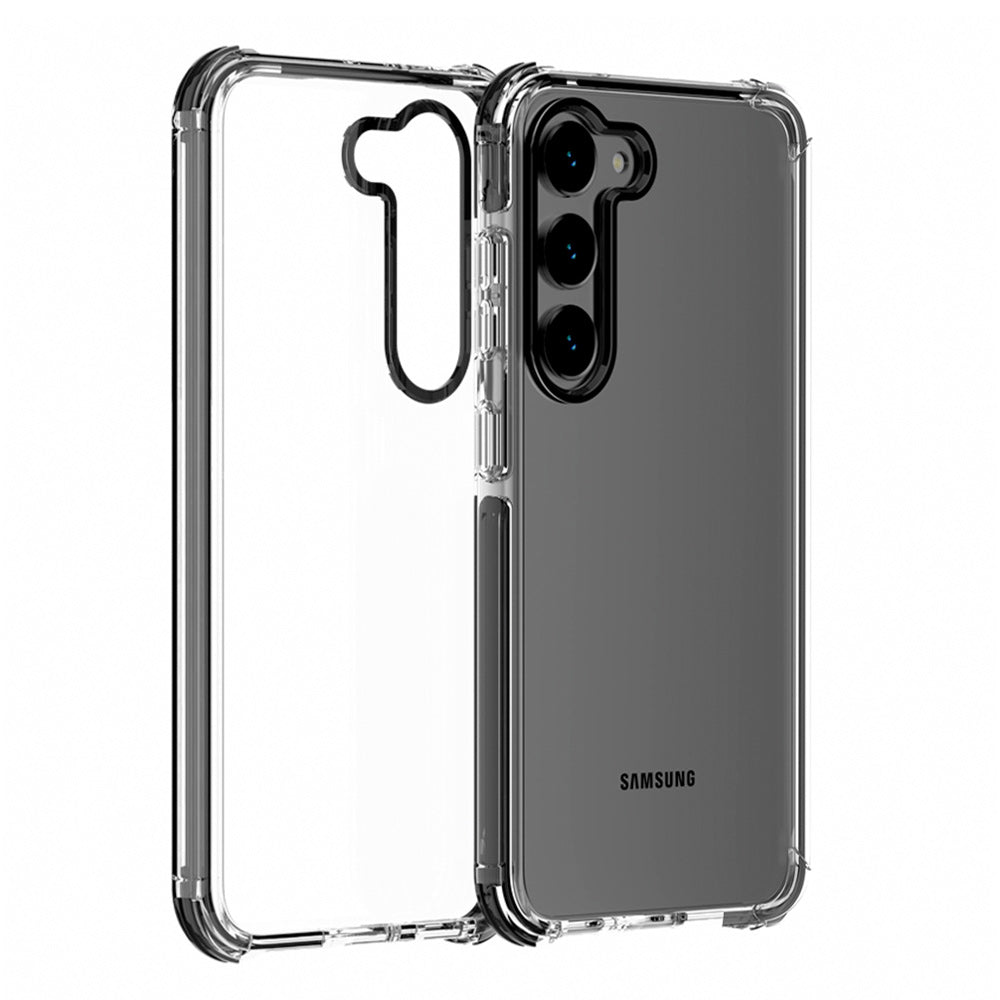 ARMOR-X Samsung Galaxy S23 Plus SM-S916 Military Grade Shockproof Drop Proof Cover. Transparent back cover offers invisible scratch-resistance.