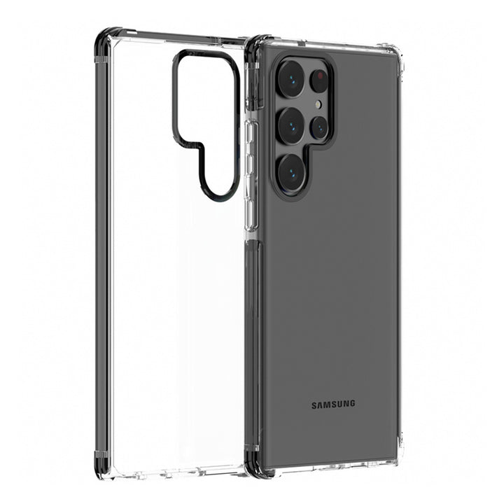 ARMOR-X Samsung Galaxy S23 Ultra SM-S918 Military Grade Shockproof Drop Proof Cover. Transparent back cover offers invisible scratch-resistance.