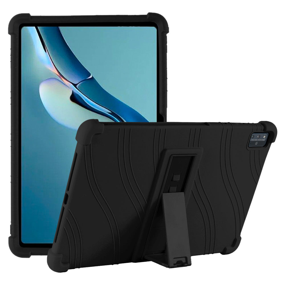 ARMOR-X Huawei MatePad Pro 12.6 (2021) WGR-W09 / W19 / AN19 Soft silicone shockproof protective case with kick-stand.