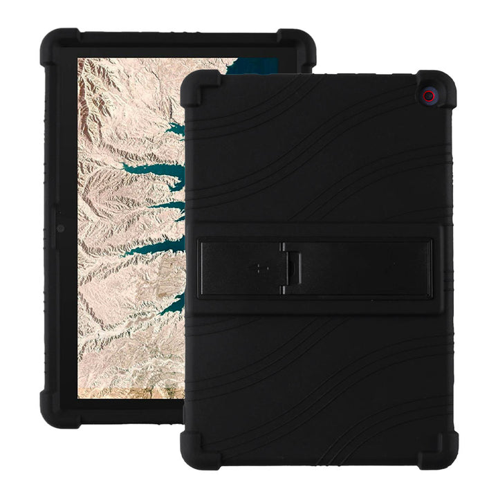 ARMOR-X Lenovo 10e Chromebook Tablet Soft silicone shockproof protective case with kick-stand.