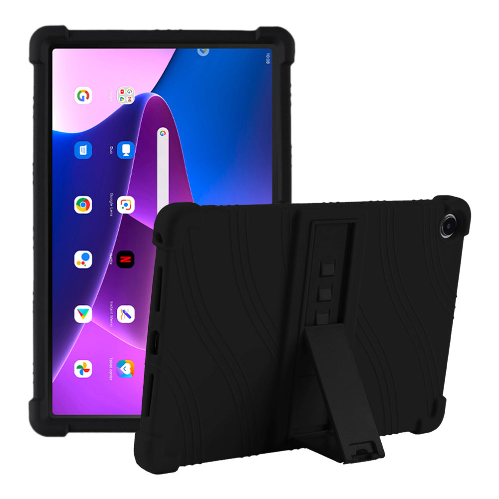 Lenovo Tab M10 Plus 3rd Gen 10.6 Case, Dteck Heavy Duty Drop-Proof  Protection Rugged Case with 360° Rotating Stand Strap Pen Holder for Lenovo  M10 Plus 10.6 TB-125F/128F,Deep Blue 