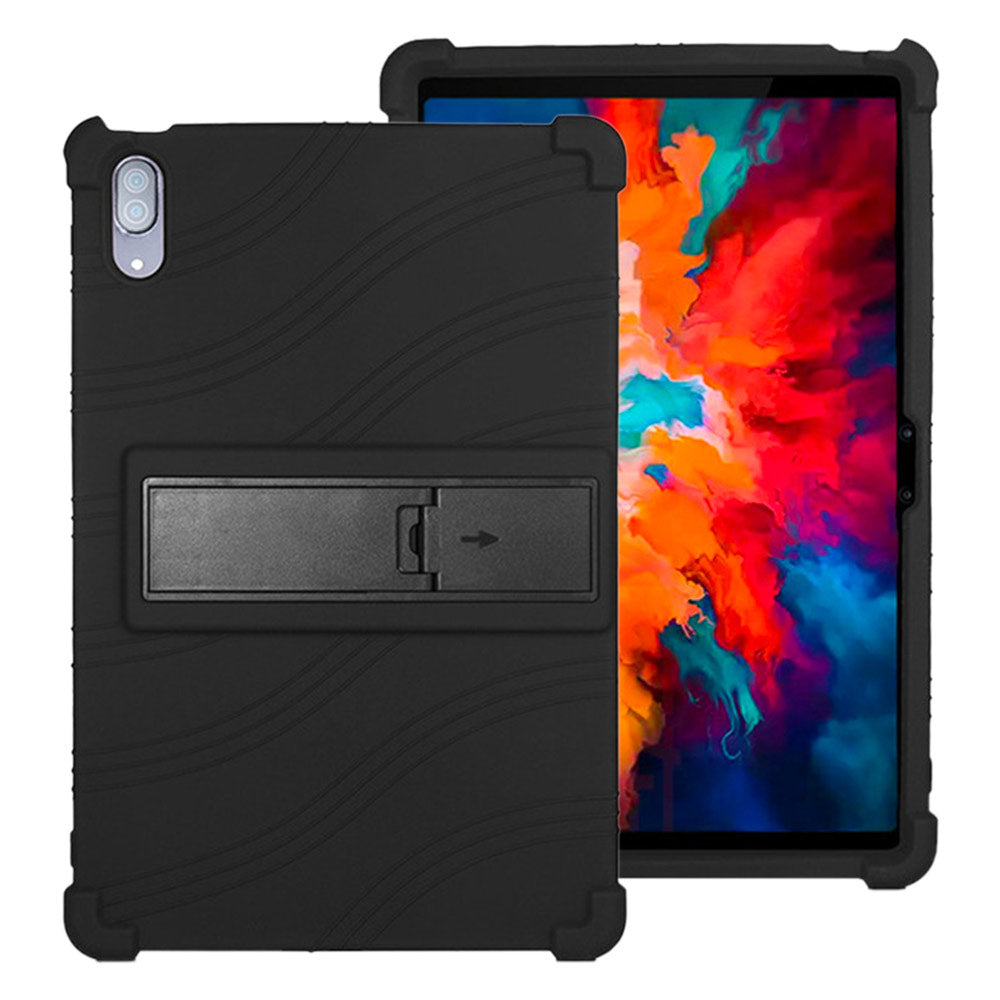 ARMOR-X Lenovo Tab P11 Pro TB-J706 Soft silicone shockproof protective case with kick-stand.