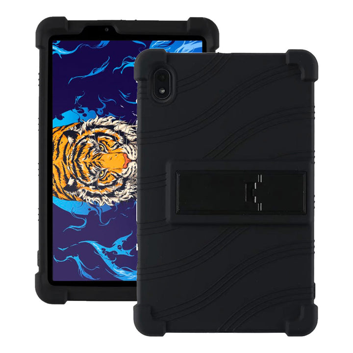 ARMOR-X Lenovo Legion Y700 TB-9707F Soft silicone shockproof protective case with kick-stand.