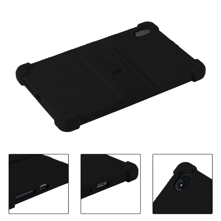 ARMOR-X Lenovo Legion Y700 TB-9707F Soft silicone shockproof protective case with kick-stand. Cover all the edges and corners to offer full protection all around the device.