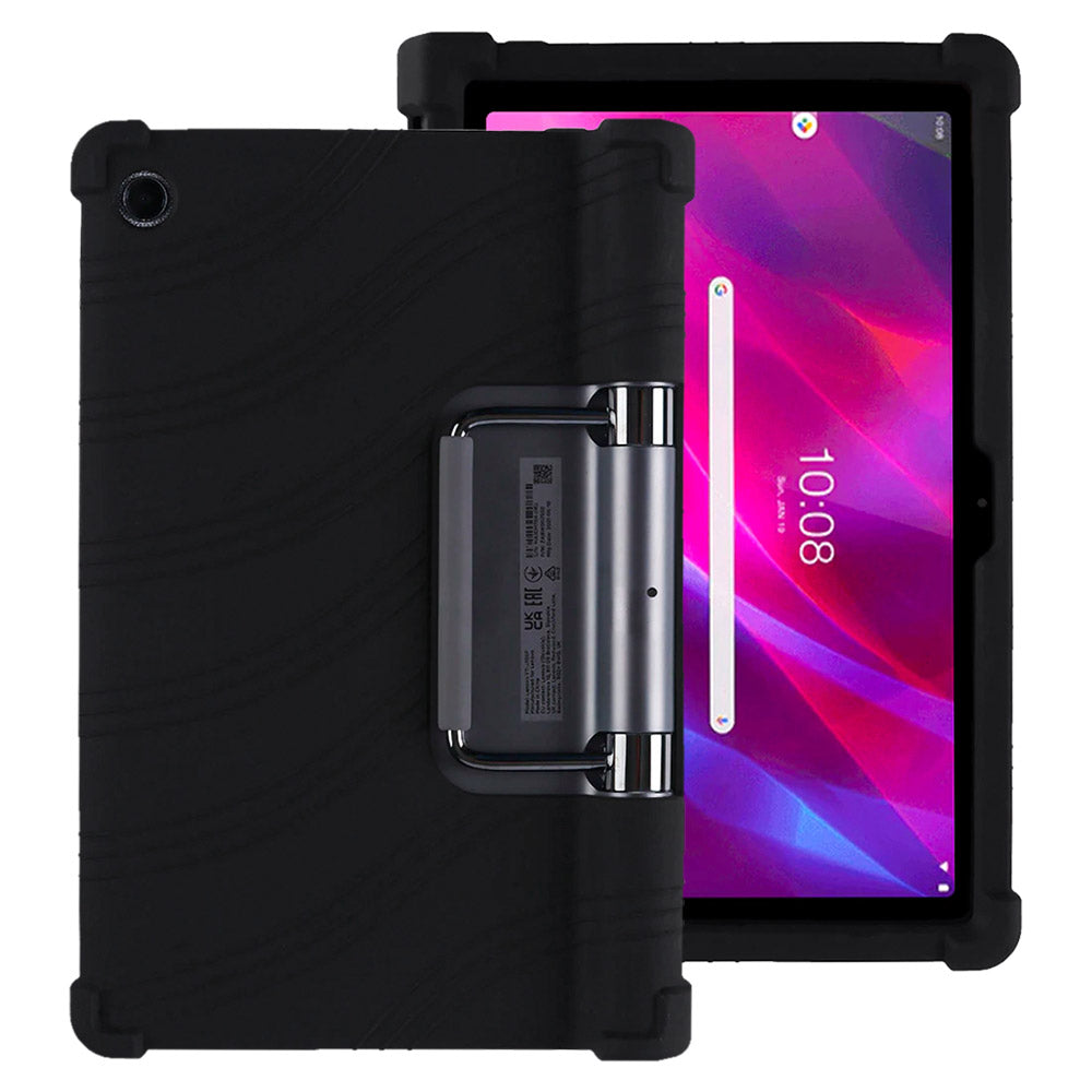 ARMOR-X Lenovo Yoga Tab 11 YT-J706F Soft silicone shockproof protective case with kick-stand.