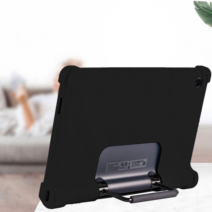 ARMOR-X Lenovo Yoga Tab 11 YT-J706F Soft silicone shockproof protective case. Built-in adjustable kickstand convenient for providing different viewing angles when watching videos, texting, gaming or learning etc.