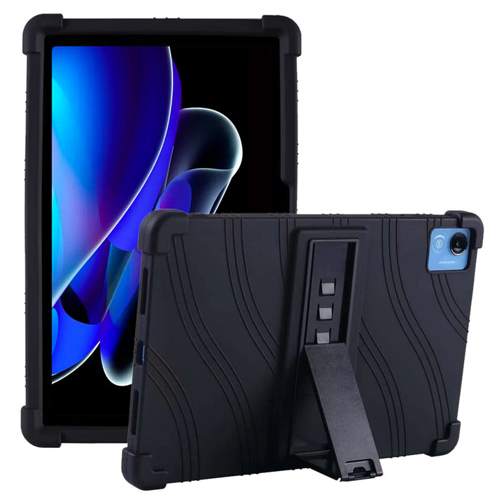 ARMOR-X Oppo Realme Pad X Soft silicone shockproof protective case with kick-stand.