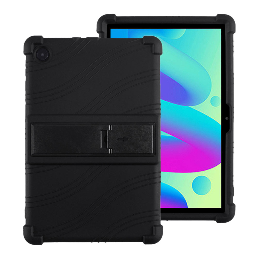 ARMOR-X TCL Tab 10L 8491X 10.1 Soft silicone shockproof protective case with kick-stand.