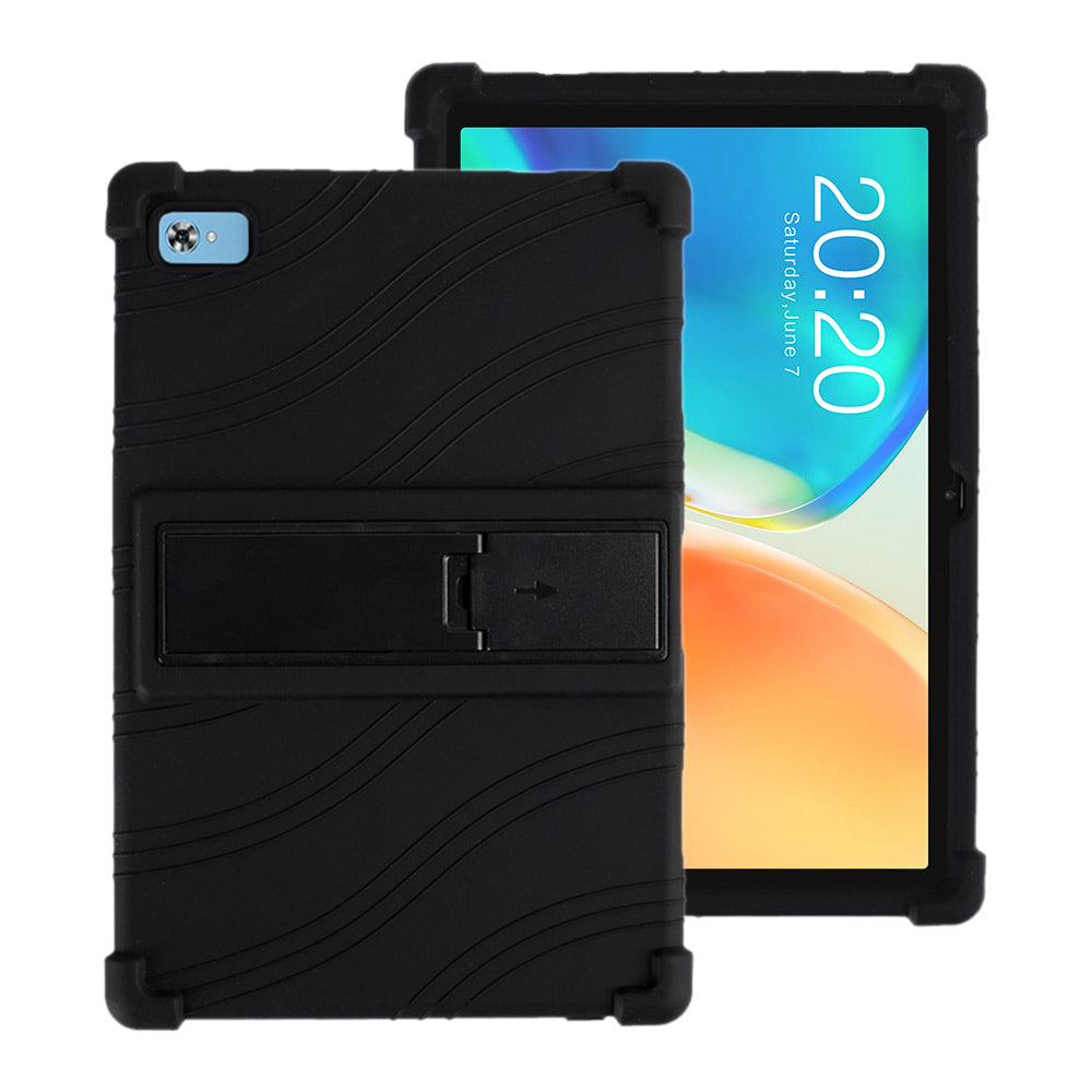 ARMOR-X Teclast M40 Plus Soft silicone shockproof protective case with kick-stand.