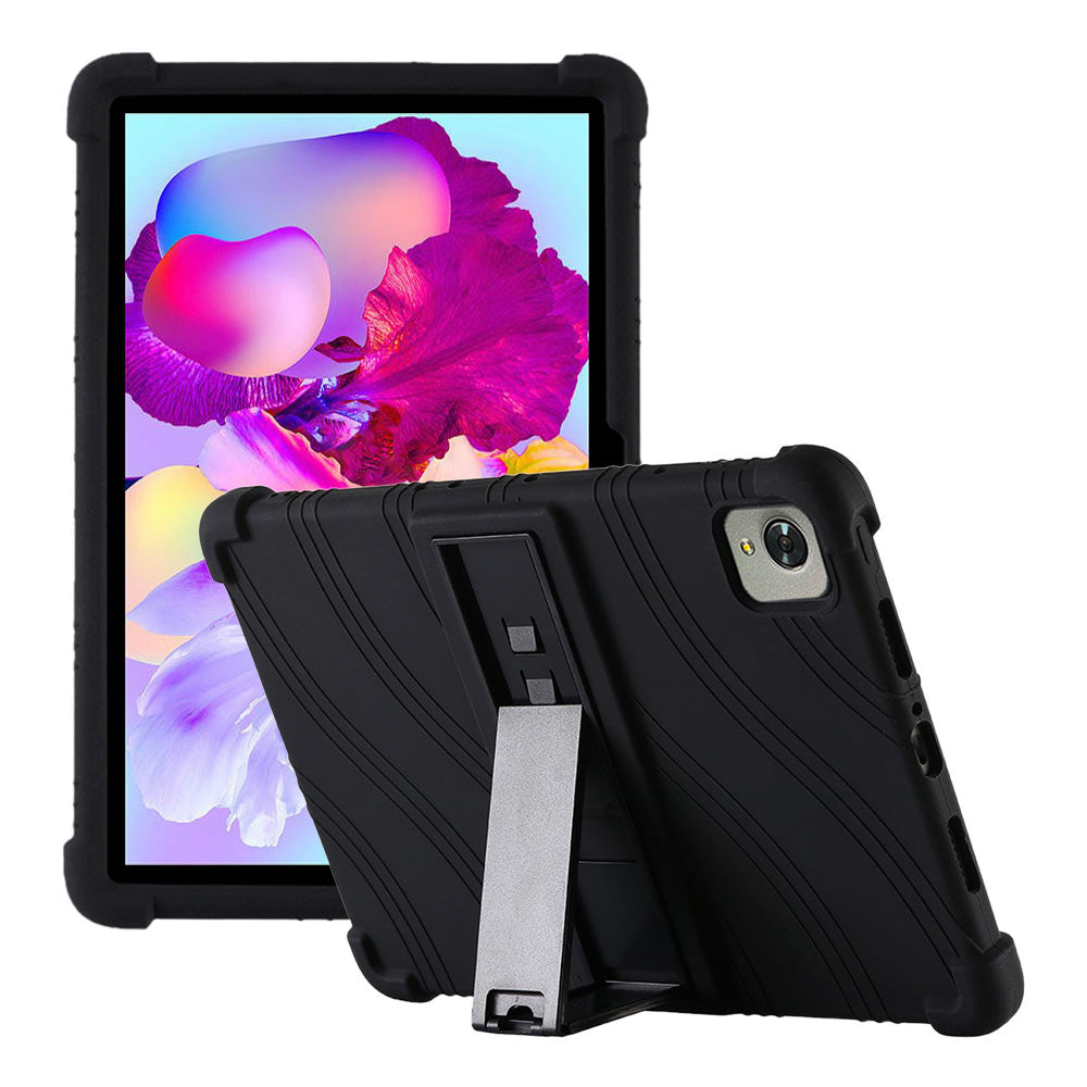 ARMOR-X Teclast P30HD Soft silicone shockproof protective case with kick-stand.