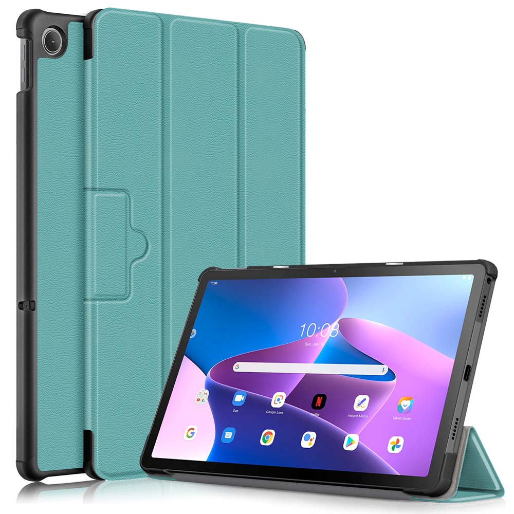 For Lenovo Tab M11 Case Tri-fold Stand PU Leather+PC Tablet Cover