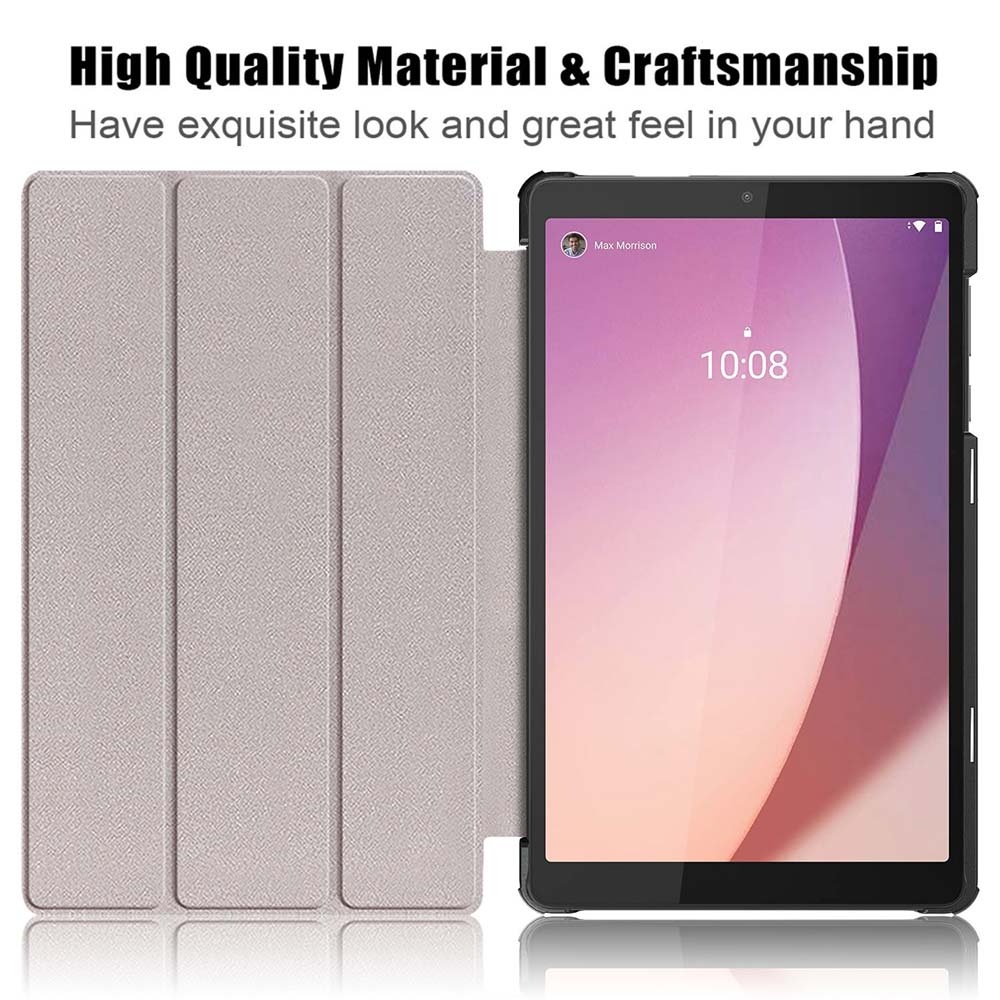 ARMOR-X Lenovo Tab M8 (4th Gen) TB300 Smart Tri-Fold Stand Magnetic PU Cover. With high quality material & craftsmanship.
