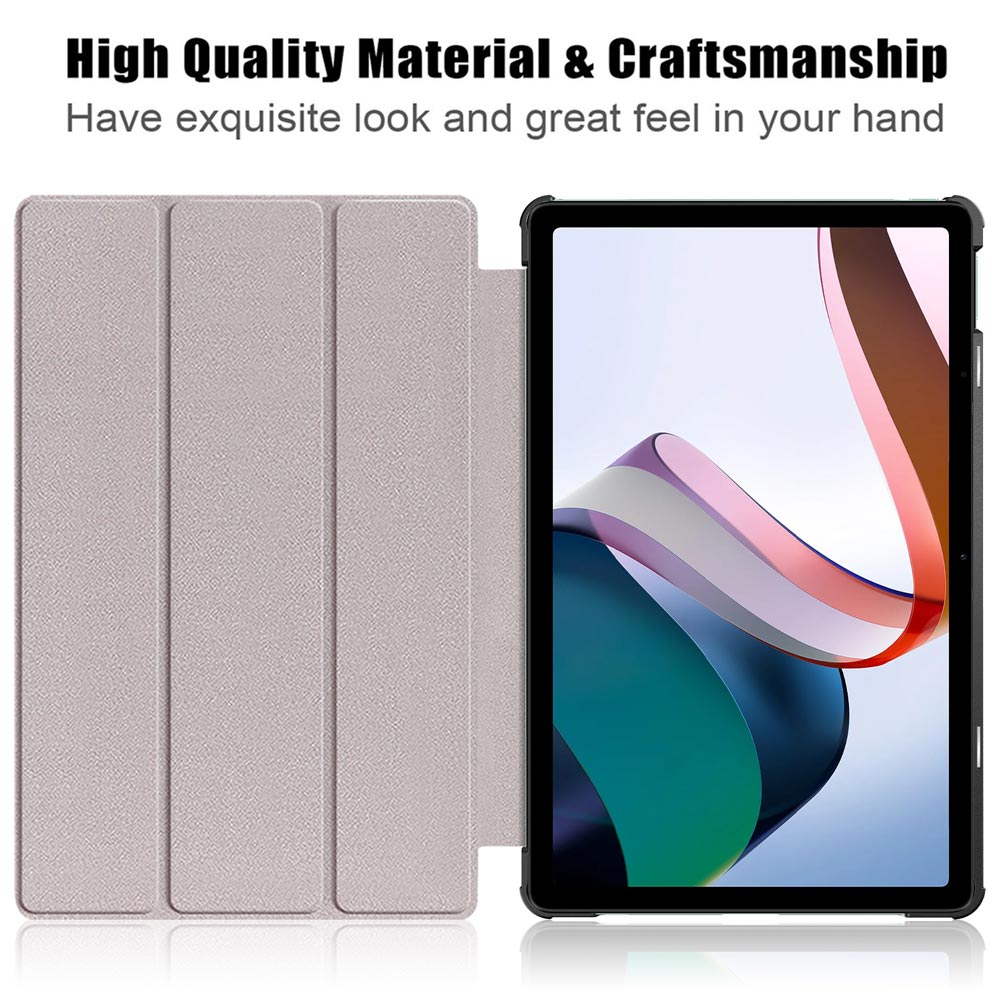 ARMOR-X Xiaomi Redmi Pad Smart Tri-Fold Stand Magnetic PU Cover. With high quality material & craftsmanship.
