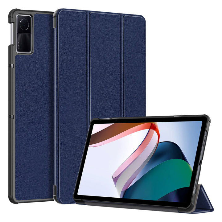 ARMOR-X Xiaomi Redmi Pad shockproof case, impact protection cover. Smart Tri-Fold Stand Magnetic PU Cover. 