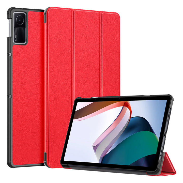 ARMOR-X Xiaomi Redmi Pad shockproof case, impact protection cover. Smart Tri-Fold Stand Magnetic PU Cover. 