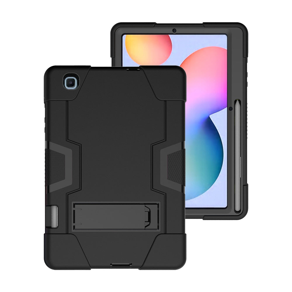 ARMOR-X Samsung Galaxy Tab S6 Lite SM-P613 P619 2022 / SM-P610 P615 2020 shockproof case, impact protection cover with kick stand. Rugged case with kick stand. 
