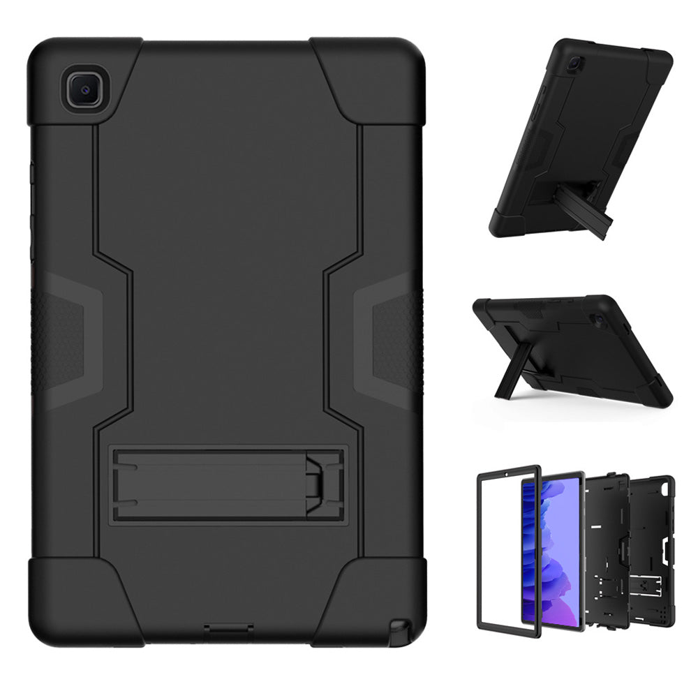 ARMOR-X Samsung Galaxy Tab A7 10.4 SM-T500 / T505 shockproof case, impact protection cover with kick stand. Ultra 3 layers impact resistant design.