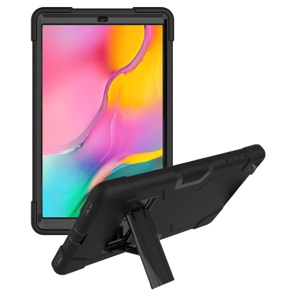 ARMOR-X Samsung Galaxy Tab A 10.1 (2019) T515 T510 shockproof case, impact protection cover. Rugged case with kick stand. 