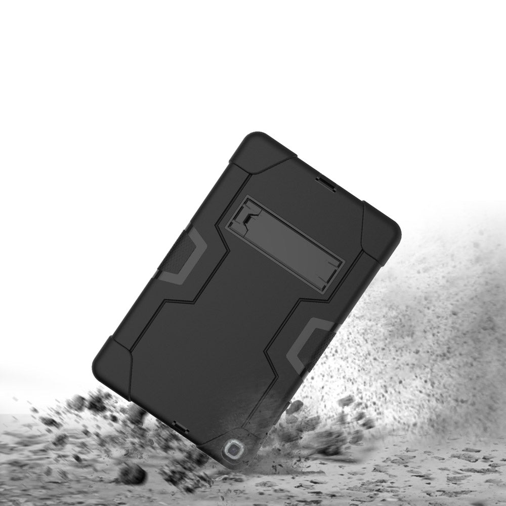 ARMOR-X Samsung Galaxy Tab A 10.1 (2019) T515 T510 shockproof case, impact protection cover with kick stand. Rugged protective case with the best dropproof protection.