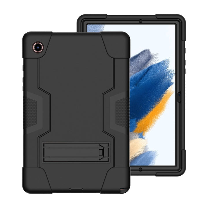 ARMOR-X Samsung Galaxy Tab A8 SM-X200 / X205 shockproof case, impact protection cover with kick stand. Rugged case with kick stand.