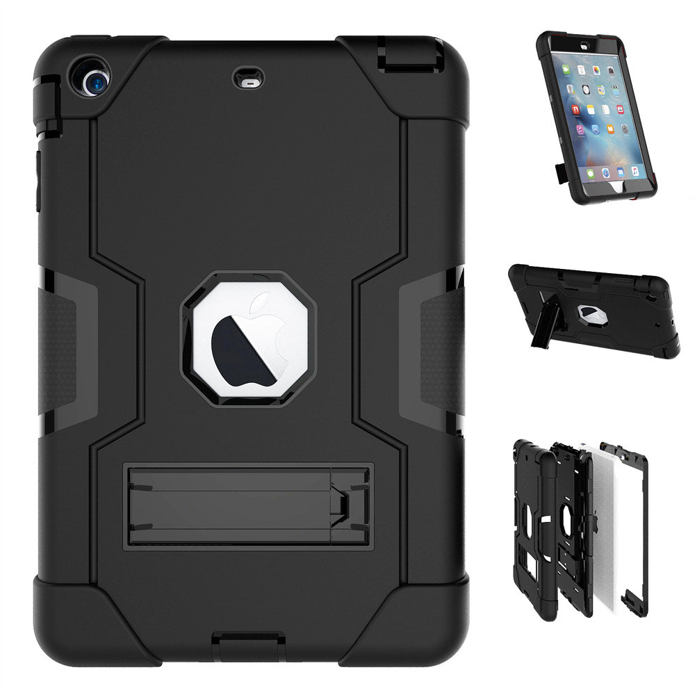 ARMOR-X iPad mini 3 / mini 2 / mini 1 shockproof case, impact protection cover with kick stand. Ultra 3 layers impact resistant design.