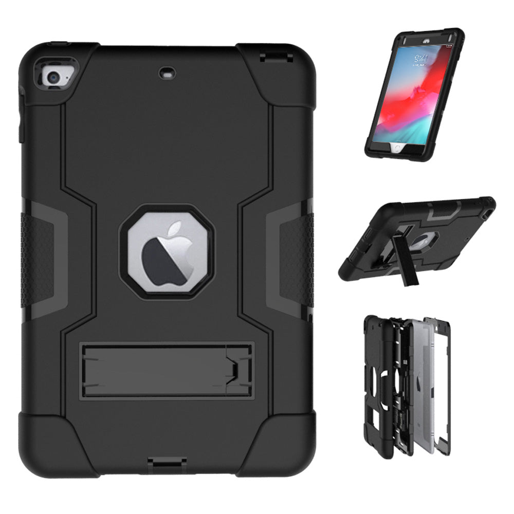 ARMOR-X iPad mini 5 / mini 4 shockproof case, impact protection cover with kick stand. Ultra 3 layers impact resistant design.