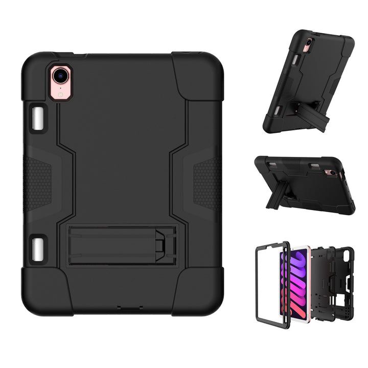 ARMOR-X  iPad mini 6 shockproof case, impact protection cover with kick stand. Ultra 3 layers impact resistant design.