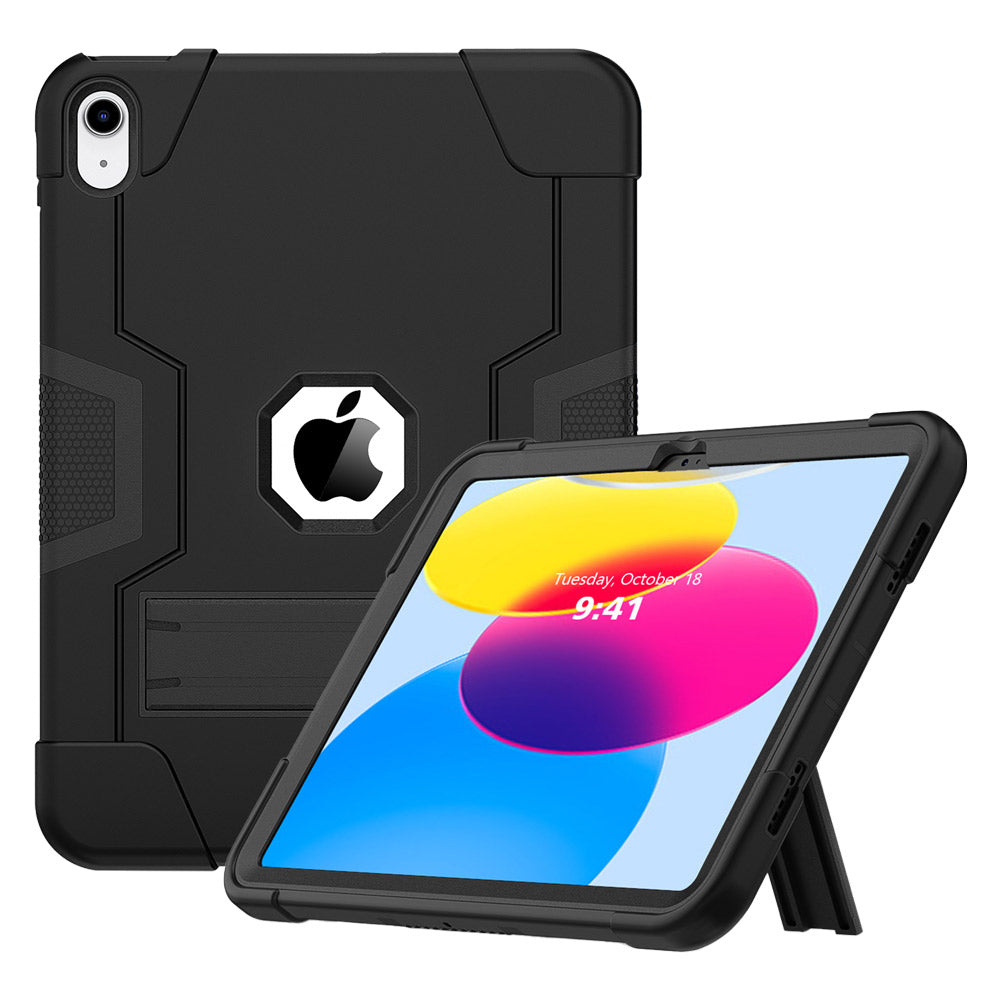 ARMOR-X iPad 10.9 (10th Gen.) shockproof case, impact protection cover. Rugged case with kick stand. 