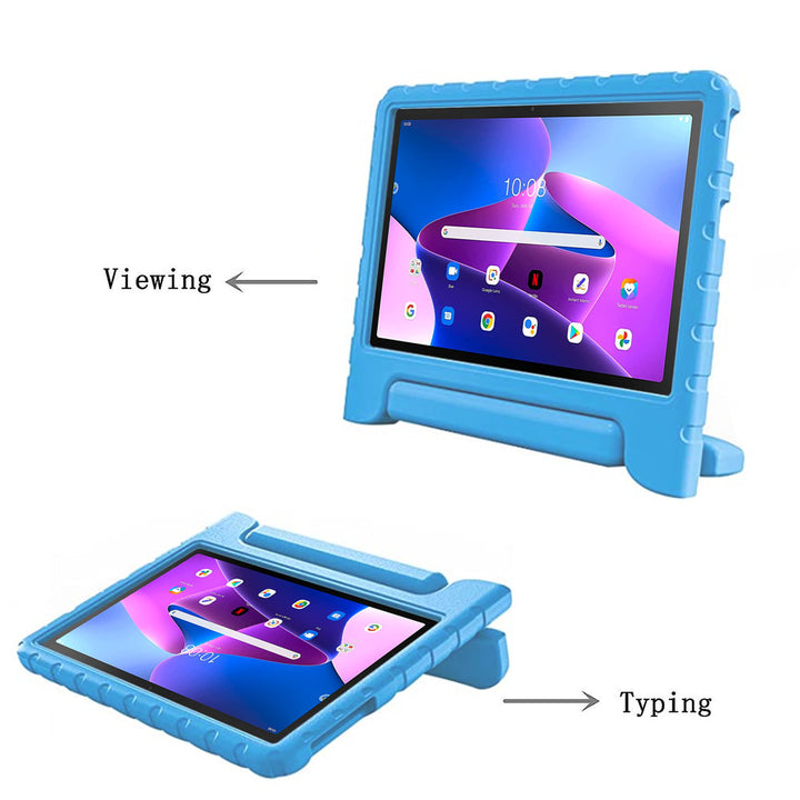 ARMOR-X Lenovo Tab M10 ( Gen3 ) TB328 Durable shockproof protective case with handle grip and kick-stand.