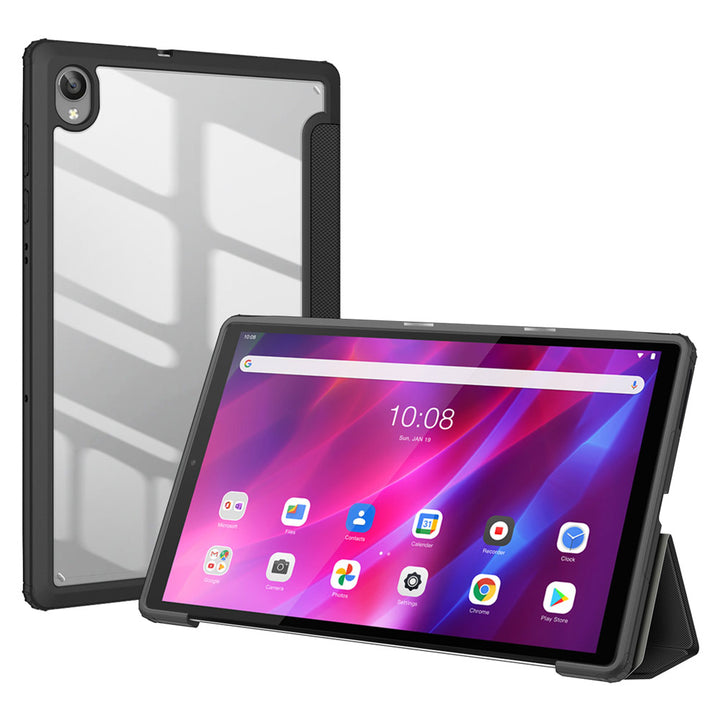 ARMOR-X Lenovo Tab K10 ( TB-X6C6F/X/L TB-X6C6NBF/X/L ) Smart Tri-Fold Stand Magnetic Cover.