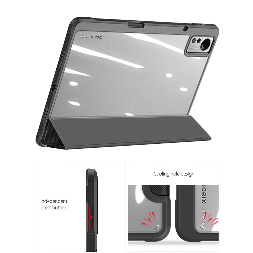 ProCase Funda Xiaomi Pad 5 / Pad 5 Pro con Portalápices 11.0 Pulgada 2021,  Carcasa Dura Transparente Trifold Smart Cover Funda Protectora Delgada para Xiaomi  Mi Pad 5 /Pad 5 Pro 11 Lanzamiento 2021 - Negro - Color Negro : Precio  Guatemala