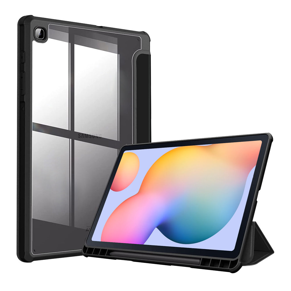 ARMOR-X Samsung Galaxy Tab S6 Lite SM-P613 P619 2022 / SM-P610 P615 2020 Smart Tri-Fold Stand Magnetic Cover.