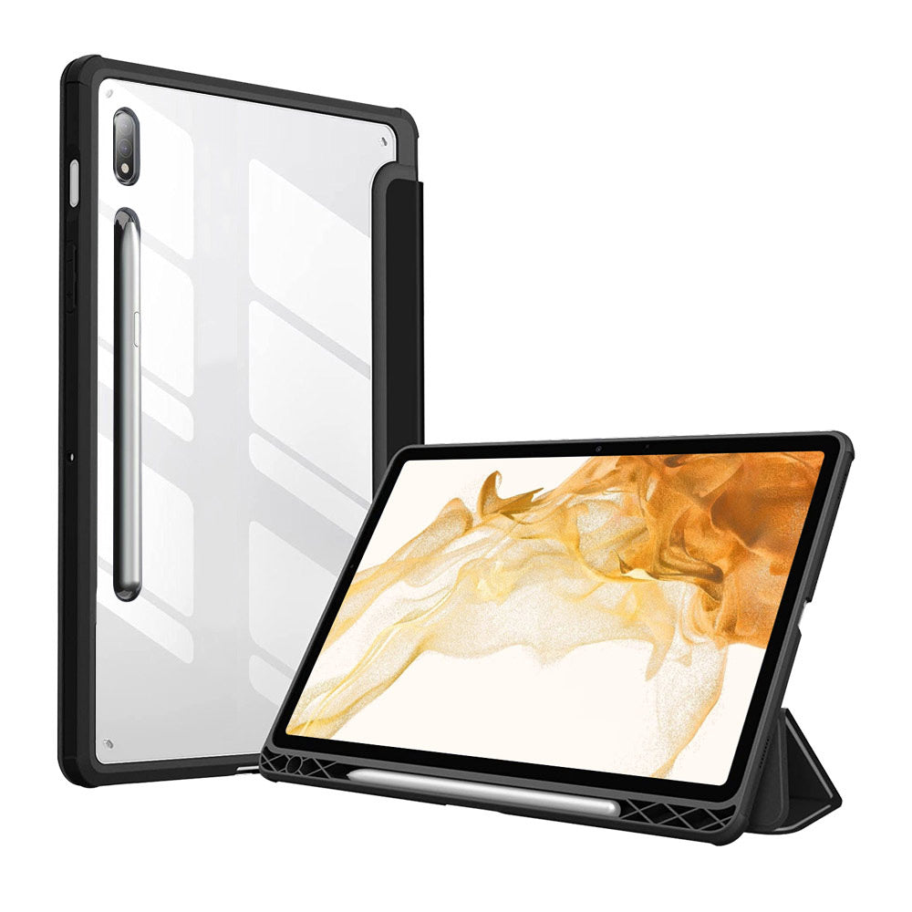 ARMOR-X Samsung Galaxy Tab S8 SM-X700 / SM-X706 Smart Tri-Fold Stand Magnetic Cover.