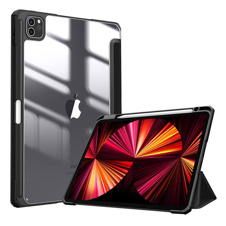 ARMOR-X APPLE iPad Pro 11 ( 1st / 2nd / 3rd Gen. ) 2018 / 2020 / 2021 Smart Tri-Fold Stand Magnetic Cover.