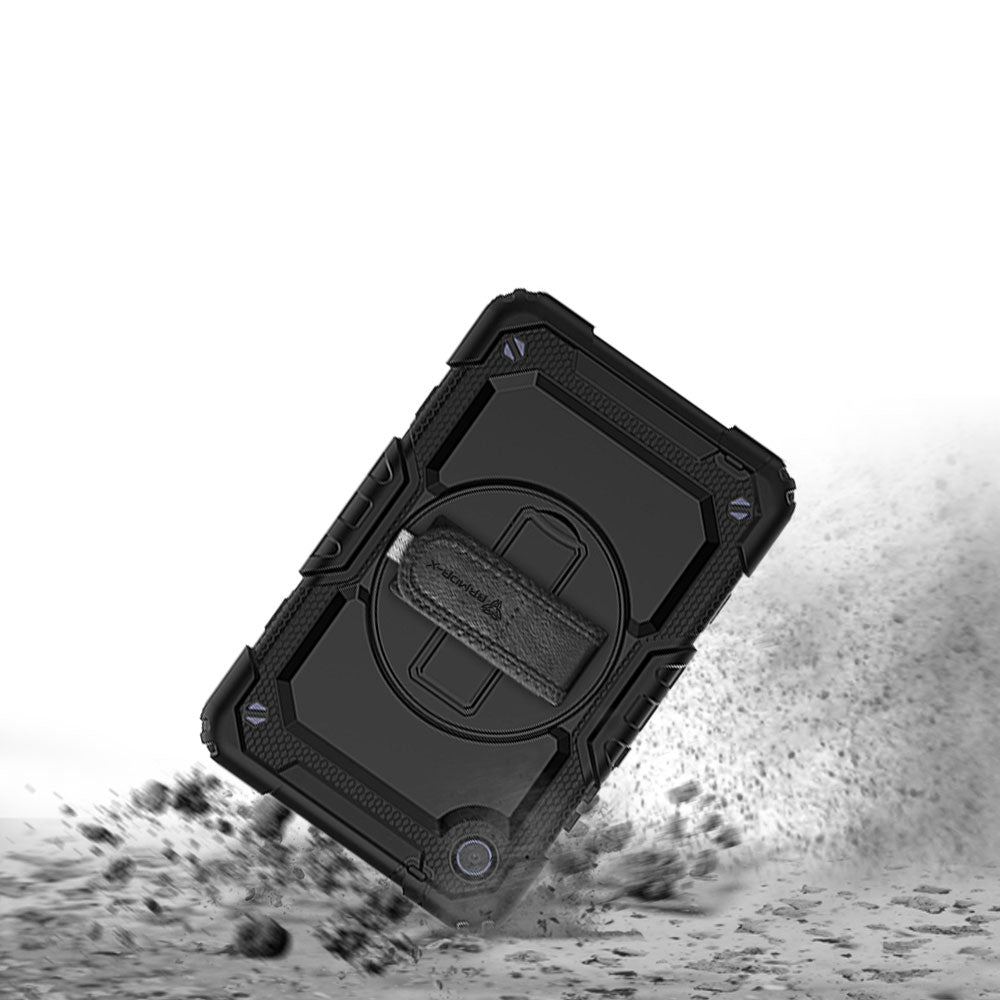ARMOR-X Huawei MatePad T8 8.0 shockproof case, impact protection cover with hand strap and kick stand. Rugged protective case with the best dropproof protection.