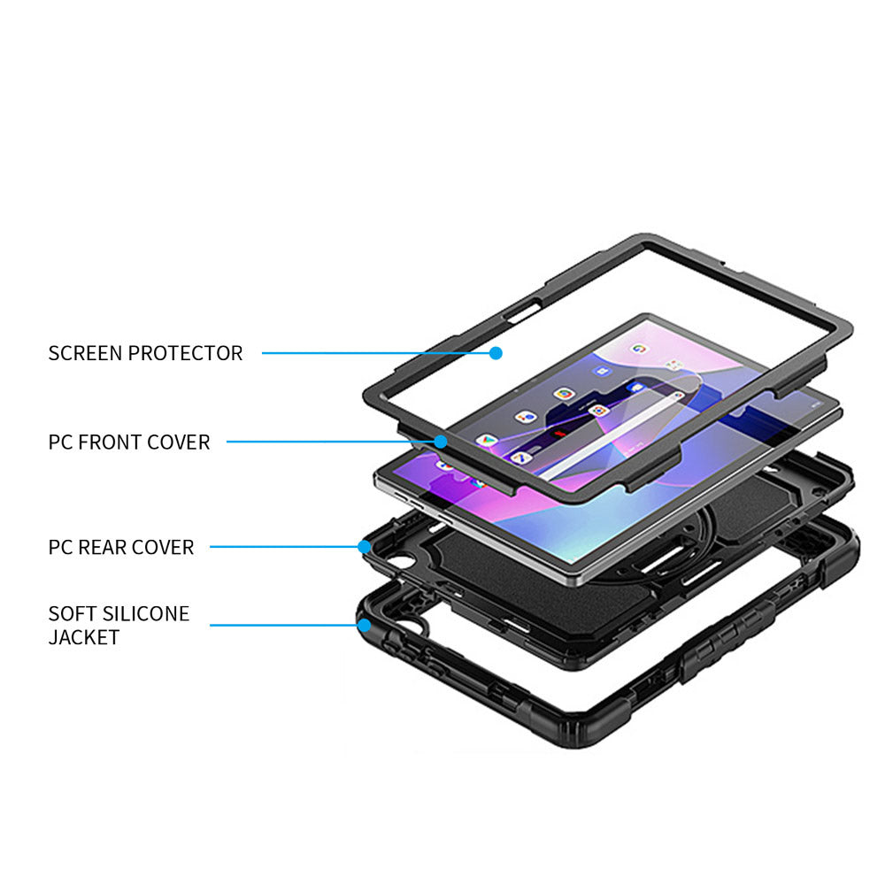 For Lenovo Tab M10 3rd Gen 10.1 Case TB328FU TB328XU Soft Silicon Back  Stand Funda For Tab M10 Gen 3 Gen3 10.1 Tablet Cover Capa