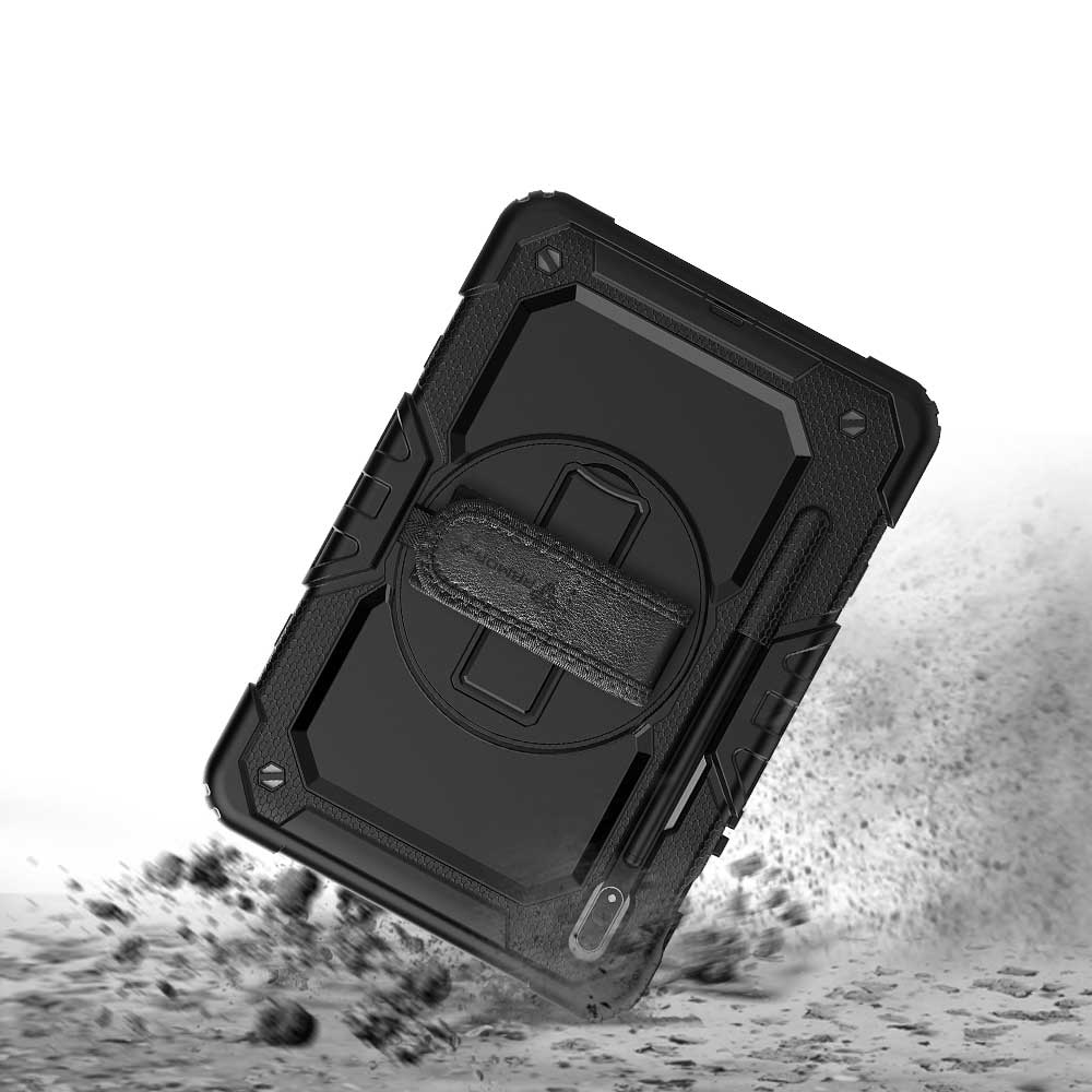 GEN-SS-X700 | Samsung Galaxy Tab S8 SM-X700 / SM-X706 | Rainproof military grade rugged case with hand strap and kick-stand