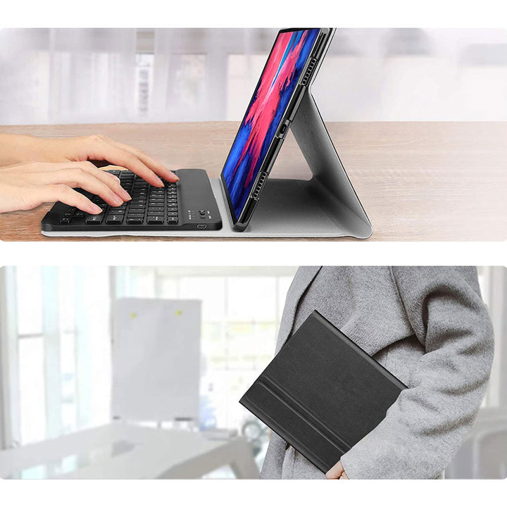 ARMOR-X Lenovo Tab P11 TB-J606 shockproof case, impact protection cover. Hand free typing, drawing, video watching.