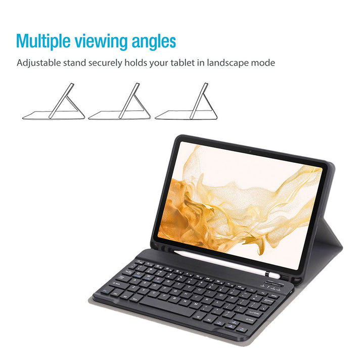 ARMOR-X Samsung Galaxy Tab S8 SM-X700 / SM-X706 shockproof case, impact protection cover with multiple viewing angle.