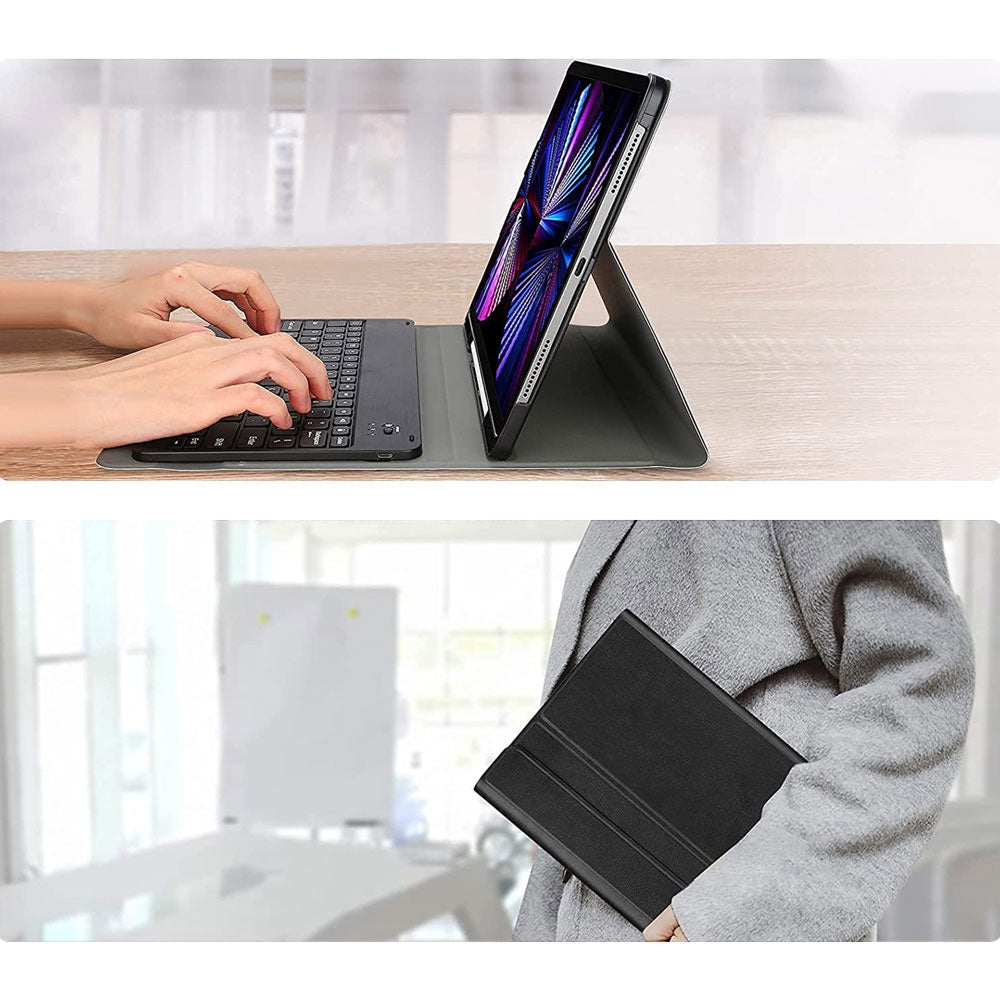 ARMOR-X iPad Pro 11 ( 1st / 2nd / 3rd Gen. ) 2018 / 2020 / 2021 shockproof case, impact protection cover. Hand free typing, drawing, video watching.