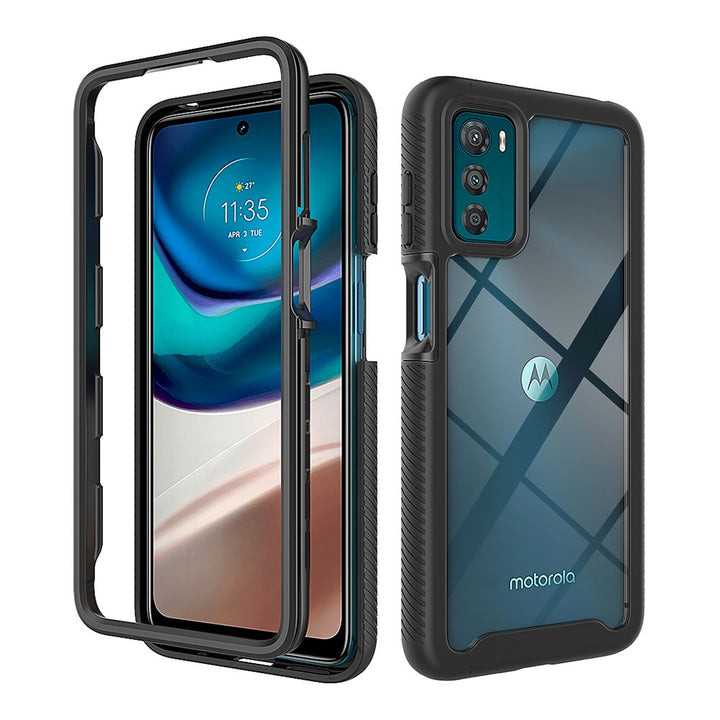 ARMOR-X Motorola Moto G42 4G shockproof cases. Military-Grade Rugged Design with best drop proof protection. Two-layer structure, easy to install and disassemble.