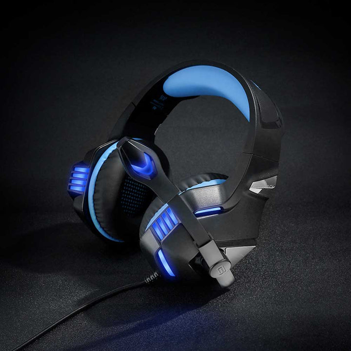 ARMOR-X Gaming Headset With Mic & Led Light. Shocking, clear and deep bass sound effect, a good choice for games, movies and music.