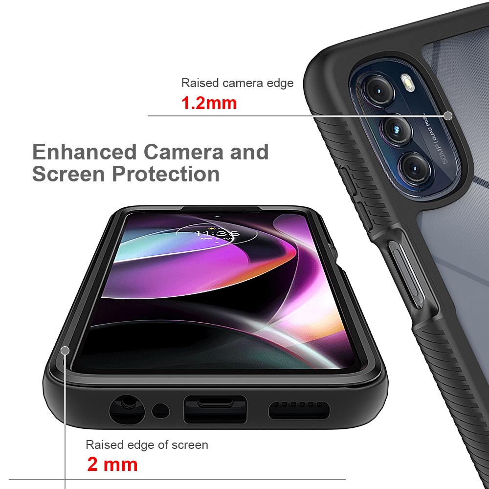 ARMOR-X Motorola Moto G 5G 2022 shockproof cases. Military-Grade Mountable Rugged Design with best drop proof protection.