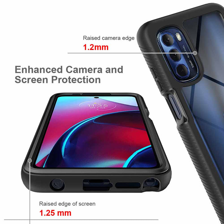 ARMOR-X Motorola Moto G Stylus 4G 2022 shockproof cases. Military-Grade Mountable Rugged Design with best drop proof protection.