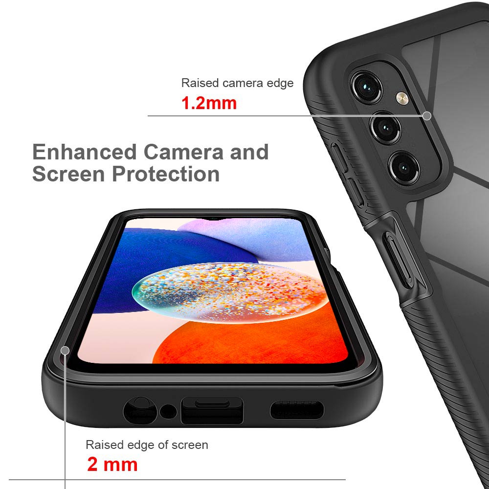 ARMOR-X Samsung Galaxy A14 5G SM-A146 / A14 4G SM-A145 shockproof cases. Military-Grade Mountable Rugged Design with best drop proof protection.