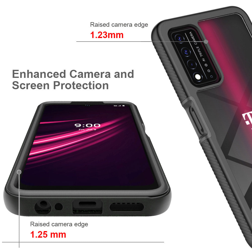 ARMOR-X TCL T-Mobile REVVL V Plus shockproof cases. Military-Grade Mountable Rugged Design with best drop proof protection.