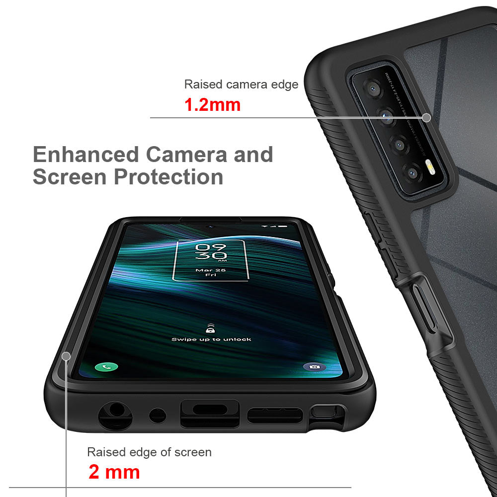 HX-TCL22-ST5G | TCL Stylus 5G Case | Protection Military Grade w/ KEY Mount & Carabiner -Black HX-TCL22-ST5G | TCL Stylus 5G Case | Protection Military Grade w/ KEY Mount & Carabiner -Black