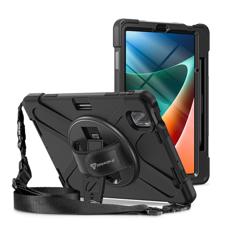 ARMOR-X Xiaomi Mi Pad 5 / 5 Pro 11" shockproof case impact protection case with optional shoulder strap. It's great to free your hands and easy to carry with you to anywhere. 