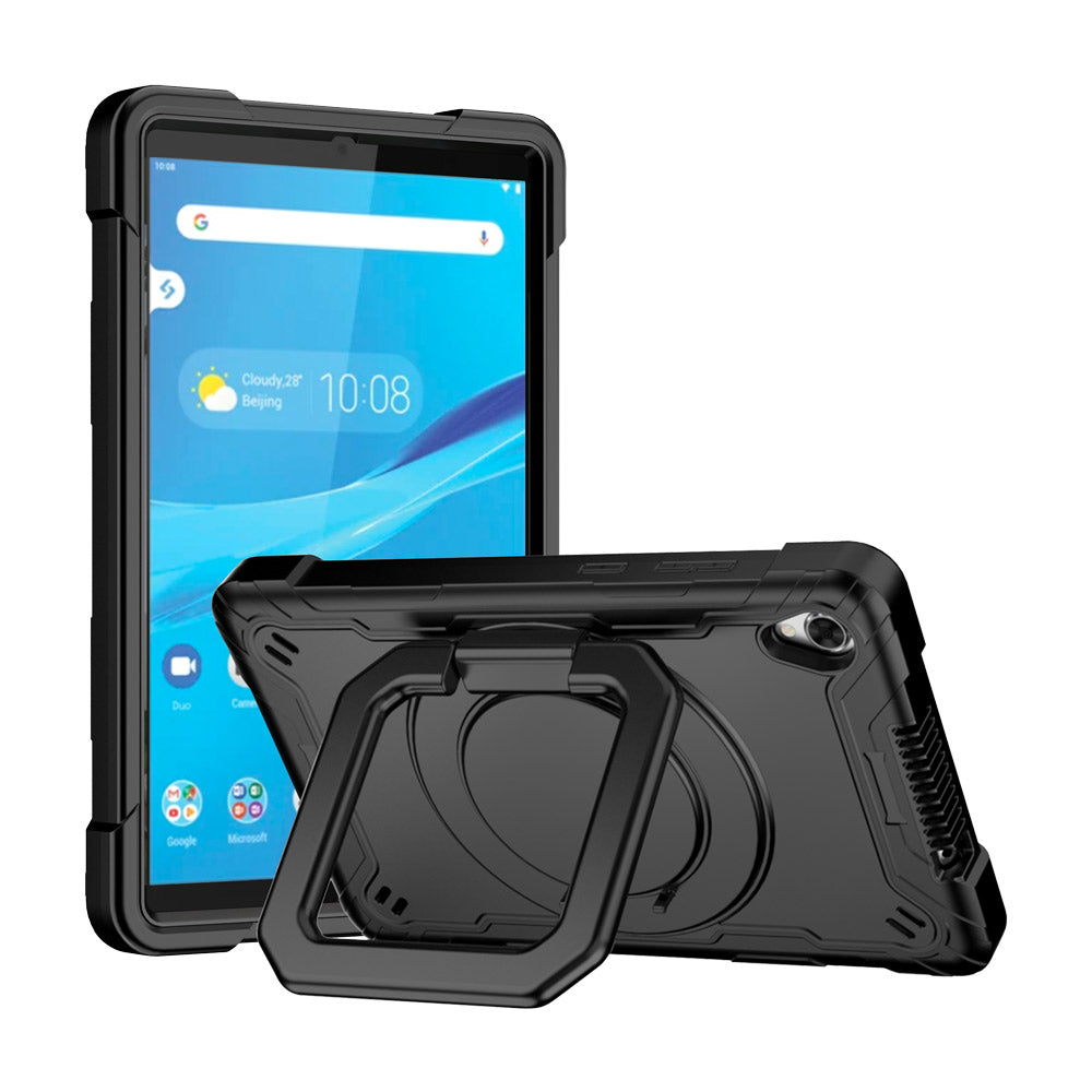 ARMOR-X Lenovo Tab M8 (FHD) TB-8705 shockproof case, impact protection cover. Rugged case with kick stand. Hand free typing, drawing, video watching.
