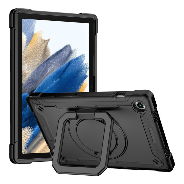 ARMOR-X Samsung Galaxy Tab A8 SM-X200 / X205 shockproof case, impact protection cover. Rugged case with kick stand. Hand free typing, drawing, video watching.
